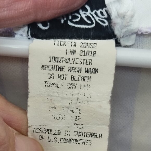 VTG 80s Lady Blair Lightweight Long Cuffed Slv Striped Open Front Blazer M Lilac - Picture 4 of 5